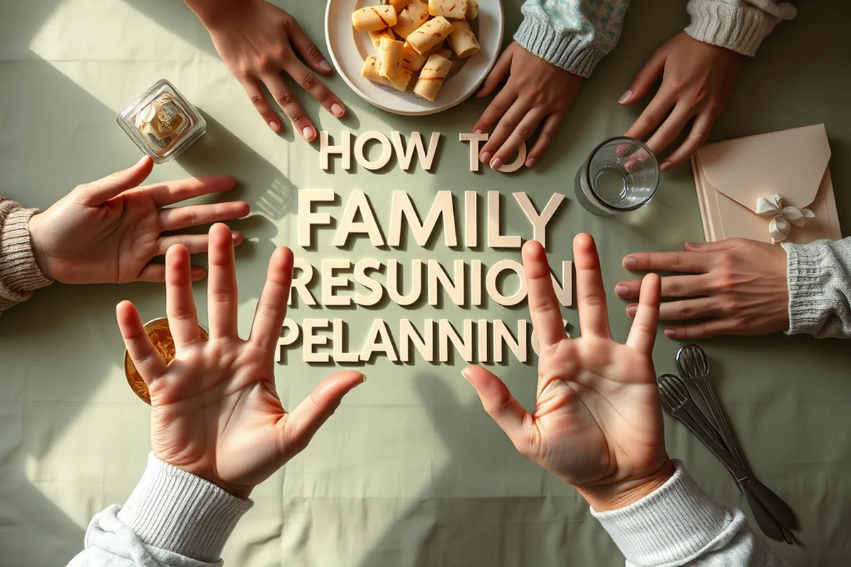 how to family reunion event planning — How To Family Reunion Event Planning (the finished result)