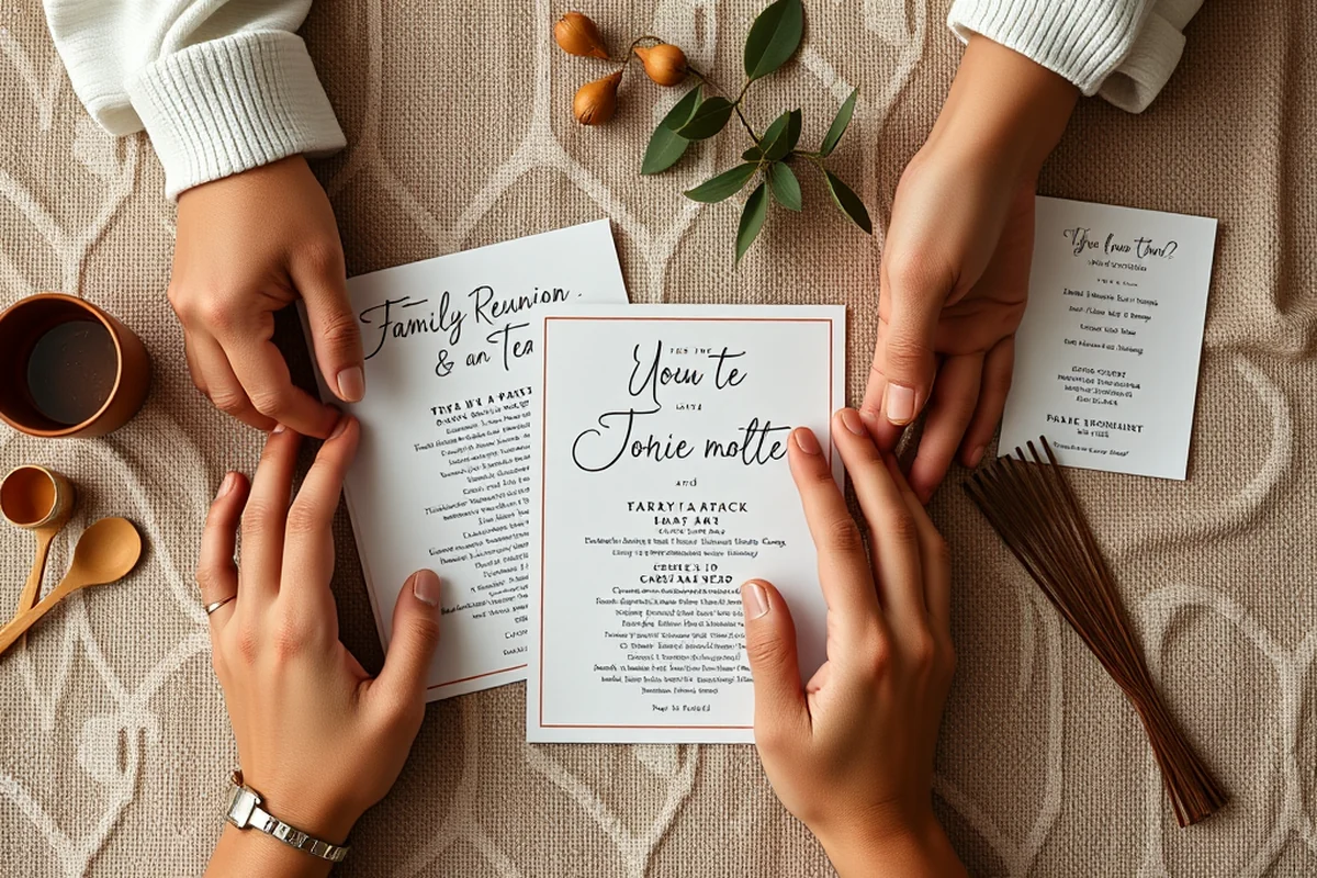 planning a family reunion on a budget examples — Planning A Family Reunion On A Budget Examples (the finished result)